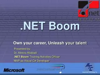 .NET Boom Own your career, Unleash your talent