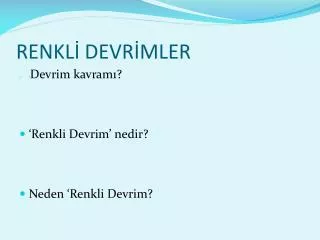 renkl devr mler
