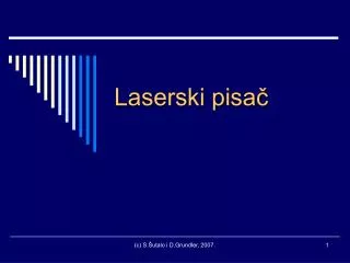 laserski pisa
