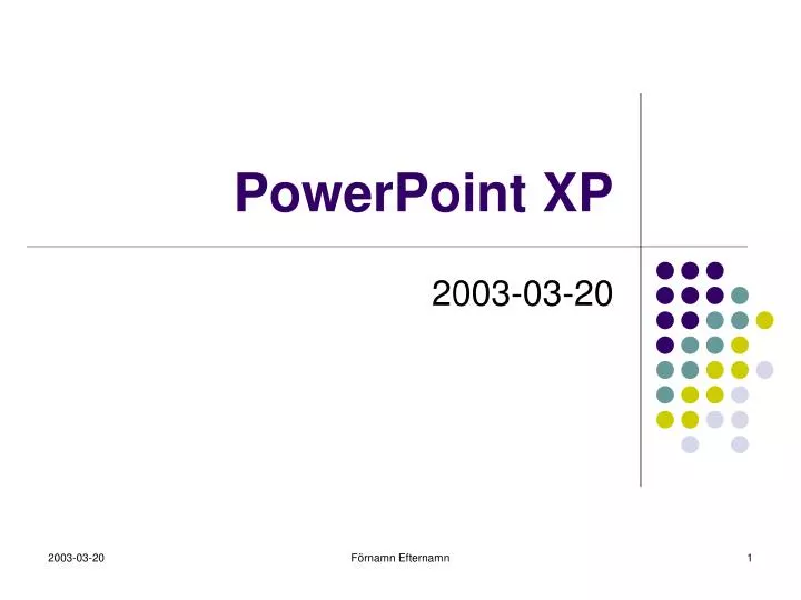 powerpoint xp