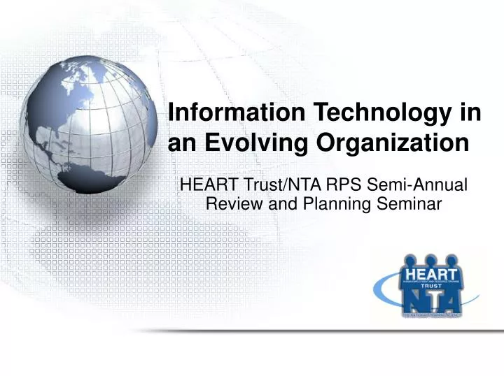 information technology in an evolving organization