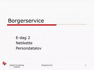 borgerservice