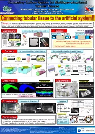 Connecting tubular tissue to the artificial system!!