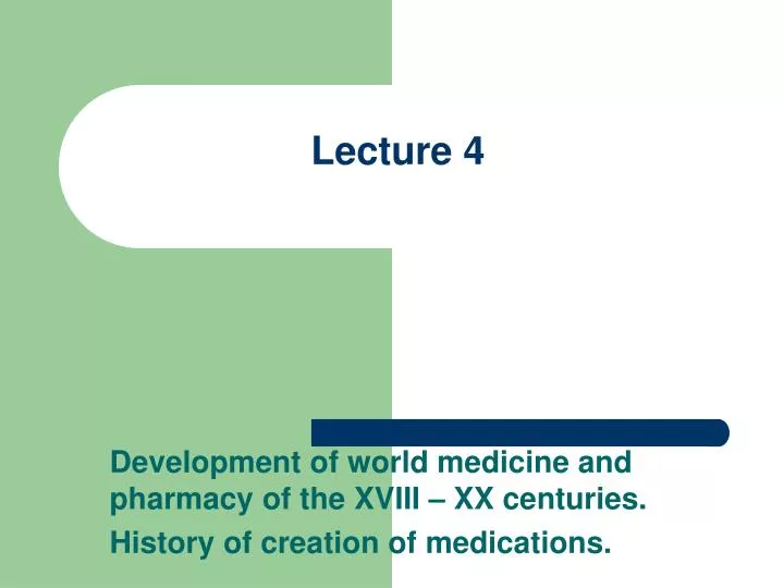 lecture 4