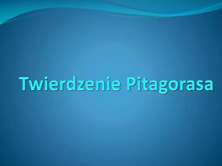 twierdzenie pitagorasa