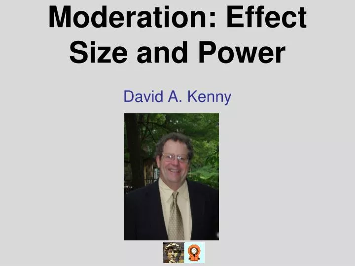 moderation effect size and power