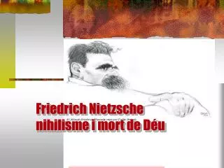 Friedrich Nietzsche nihilisme i mort de Déu