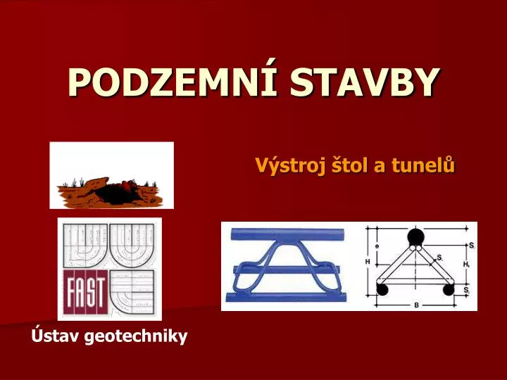 podzemn stavby