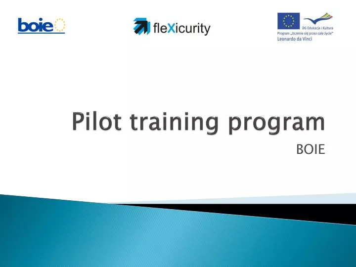 pilot training program