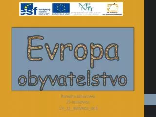 evropa obyvatelstvo