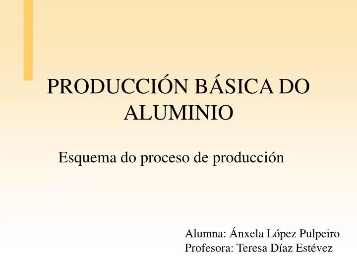 producci n b sica do alumin i o