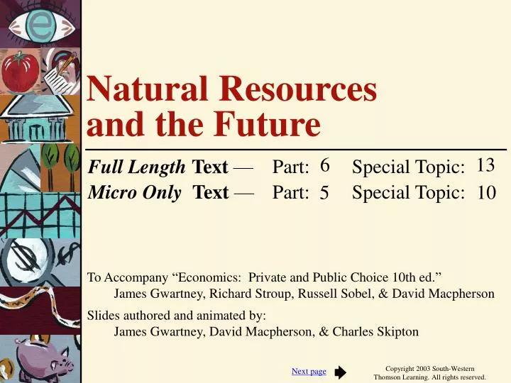 natural resources and the future