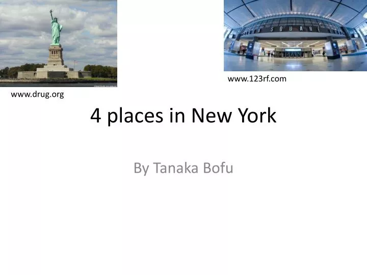 4 places in new york