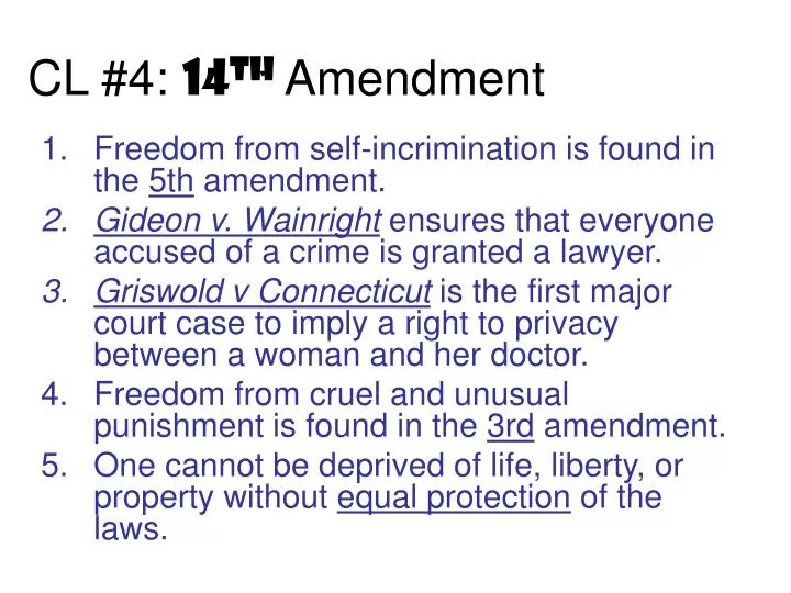 cl 4 14 th amendment