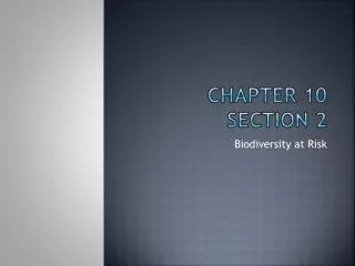 chapter 10 section 2