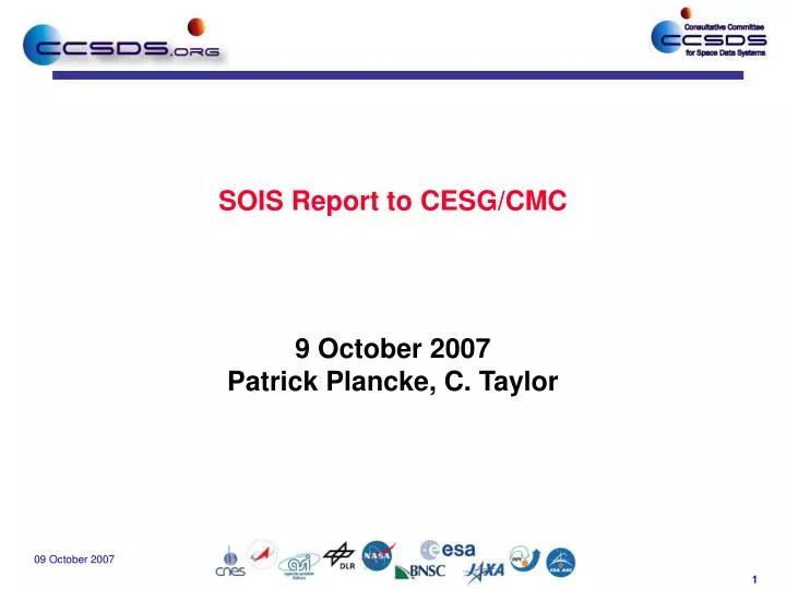 sois report to cesg cmc