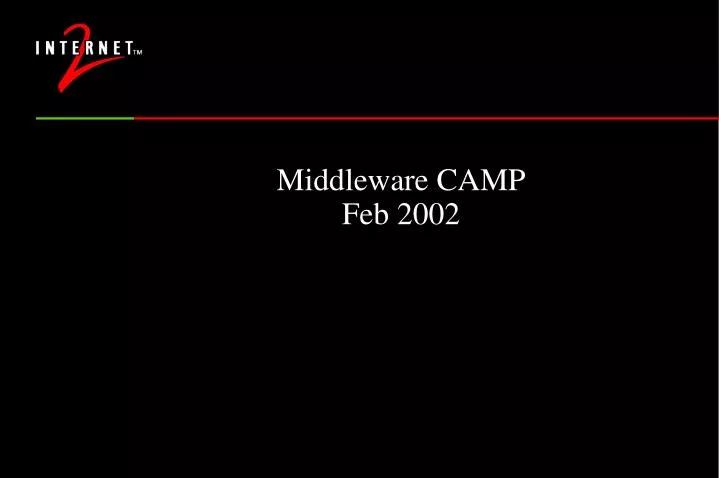 middleware camp feb 2002