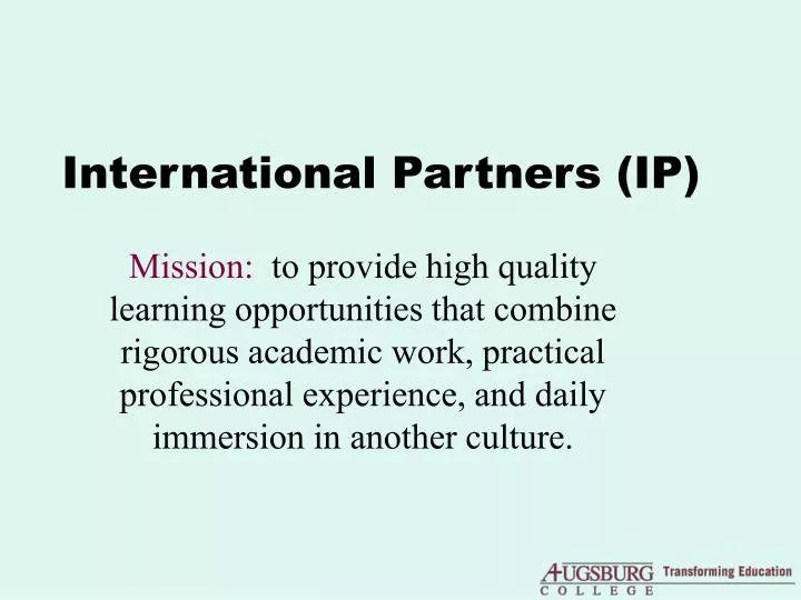 international partners ip