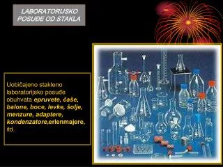 laboratorijsko posu e od stakla