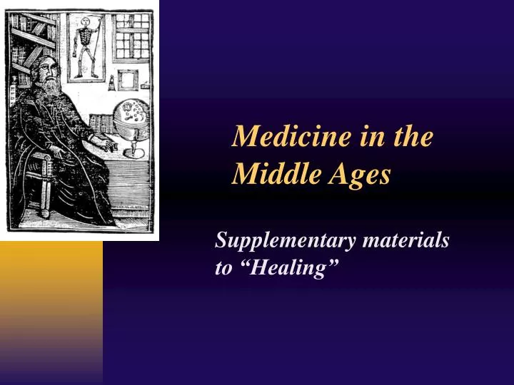 medicine in the middle ages