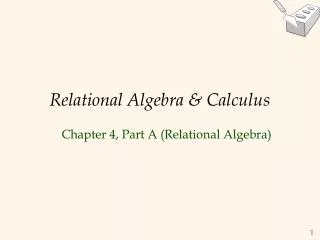 relational algebra calculus