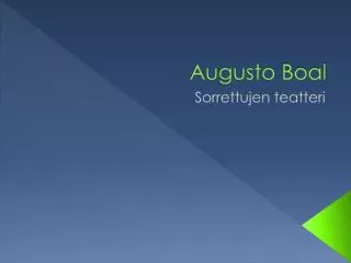 augusto boal