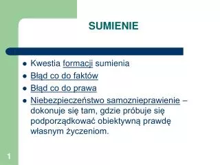 sumienie