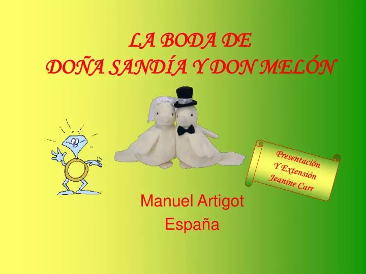 la boda de do a sand a y don mel n