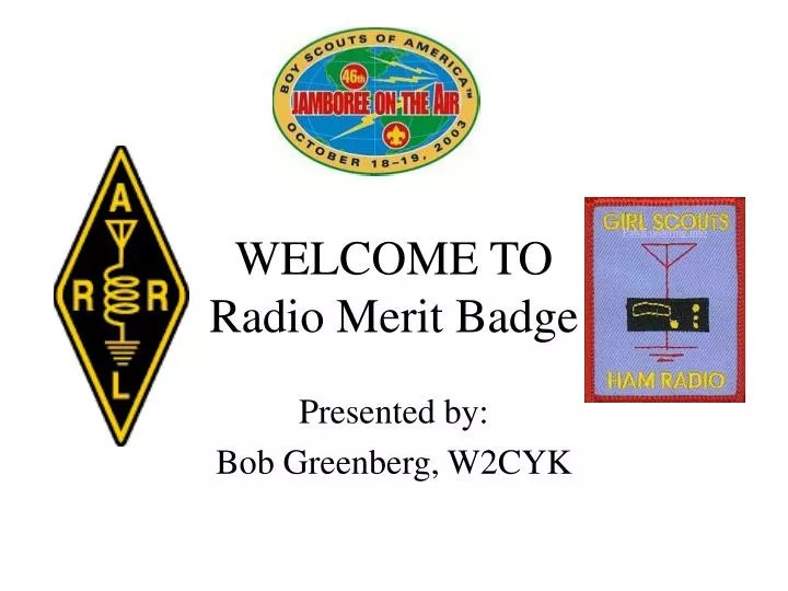 welcome to radio merit badge