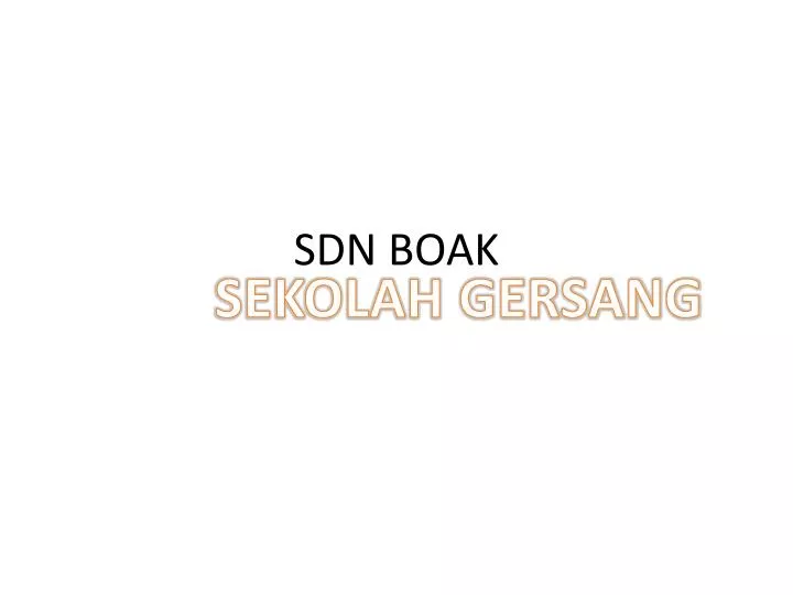 sdn boak