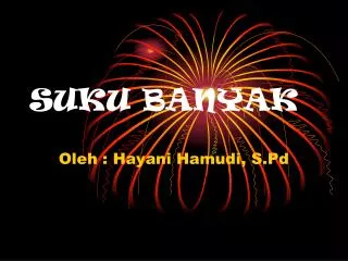 suku banyak