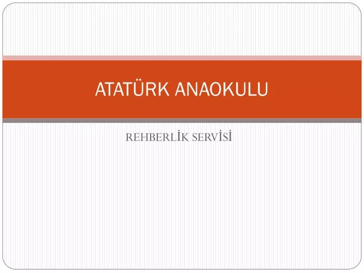 atat rk anaokulu