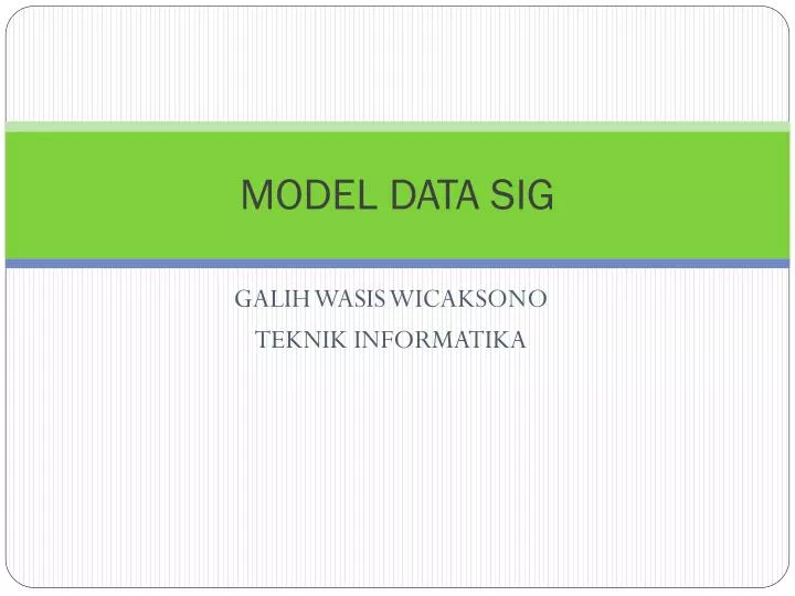 model data sig
