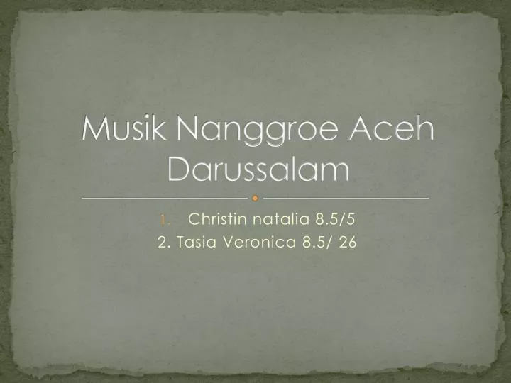 musik nanggroe aceh darussalam