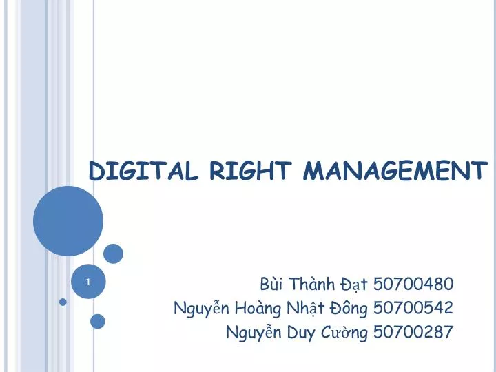 digital right management