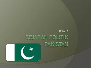 Sejarah politik pakistan