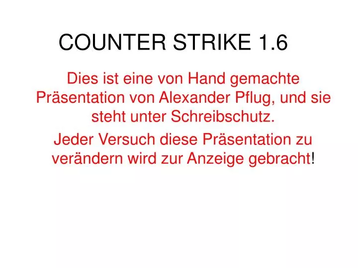counter strike 1 6