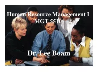 Human Resource Management I MGT 5510