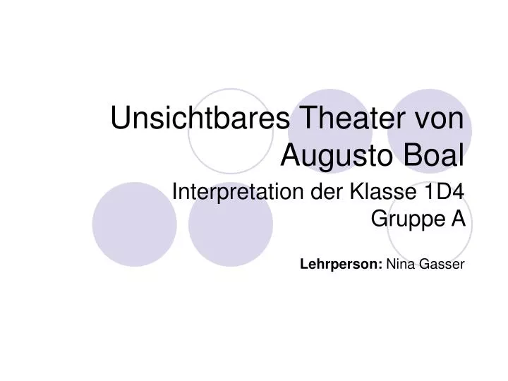 unsichtbares theater von augusto boal