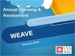 Annual Planning &amp; Assessment