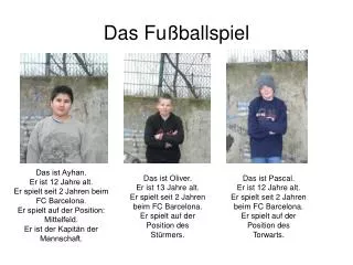 das fu ballspiel