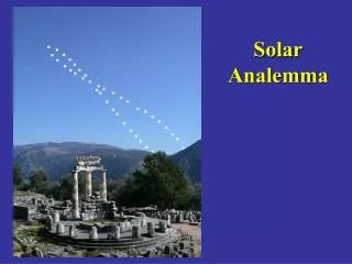 Solar Analemma