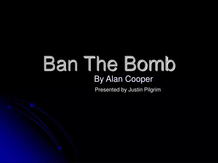 ban the bomb