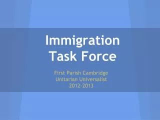Immigration Task Force
