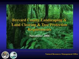 Brevard County Landscaping &amp; Land Clearing &amp; Tree Protection Requirements