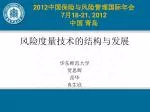 风险度量技术的结构与发展 - slide 1