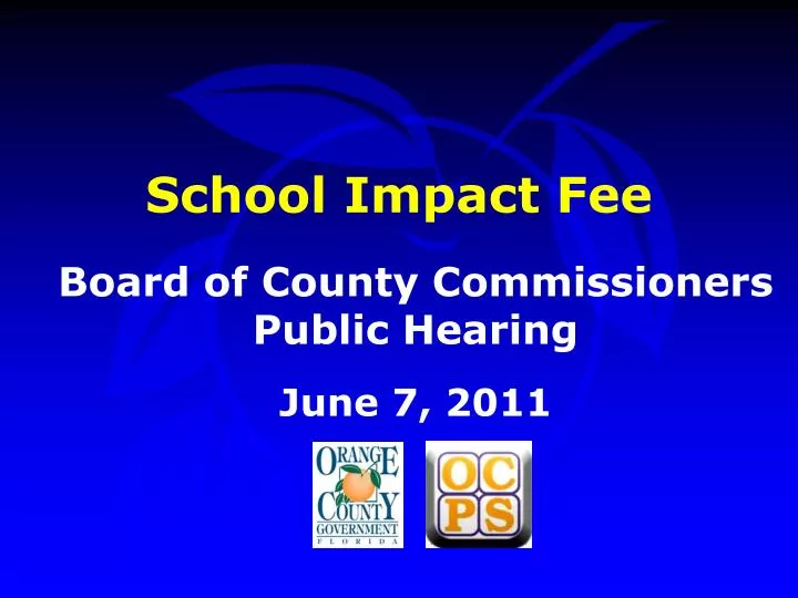 school impact fee