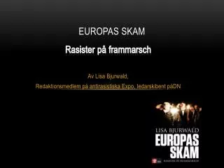 europas skam