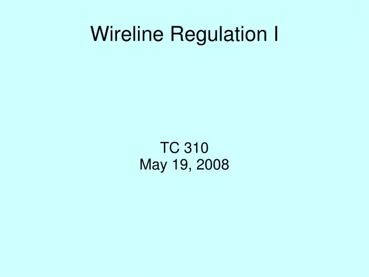 tc 310 may 19 2008