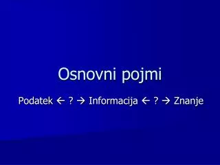 osnovni pojmi